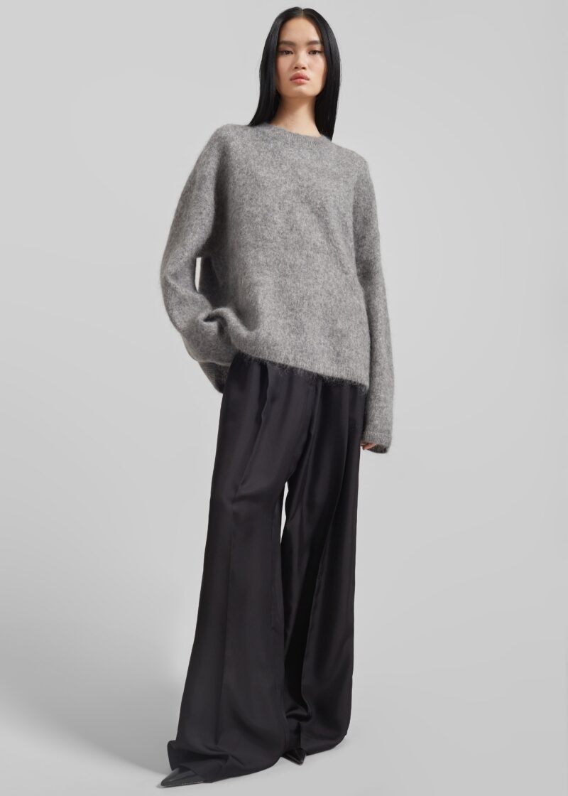Mohair Sweater - Grey - Image 3