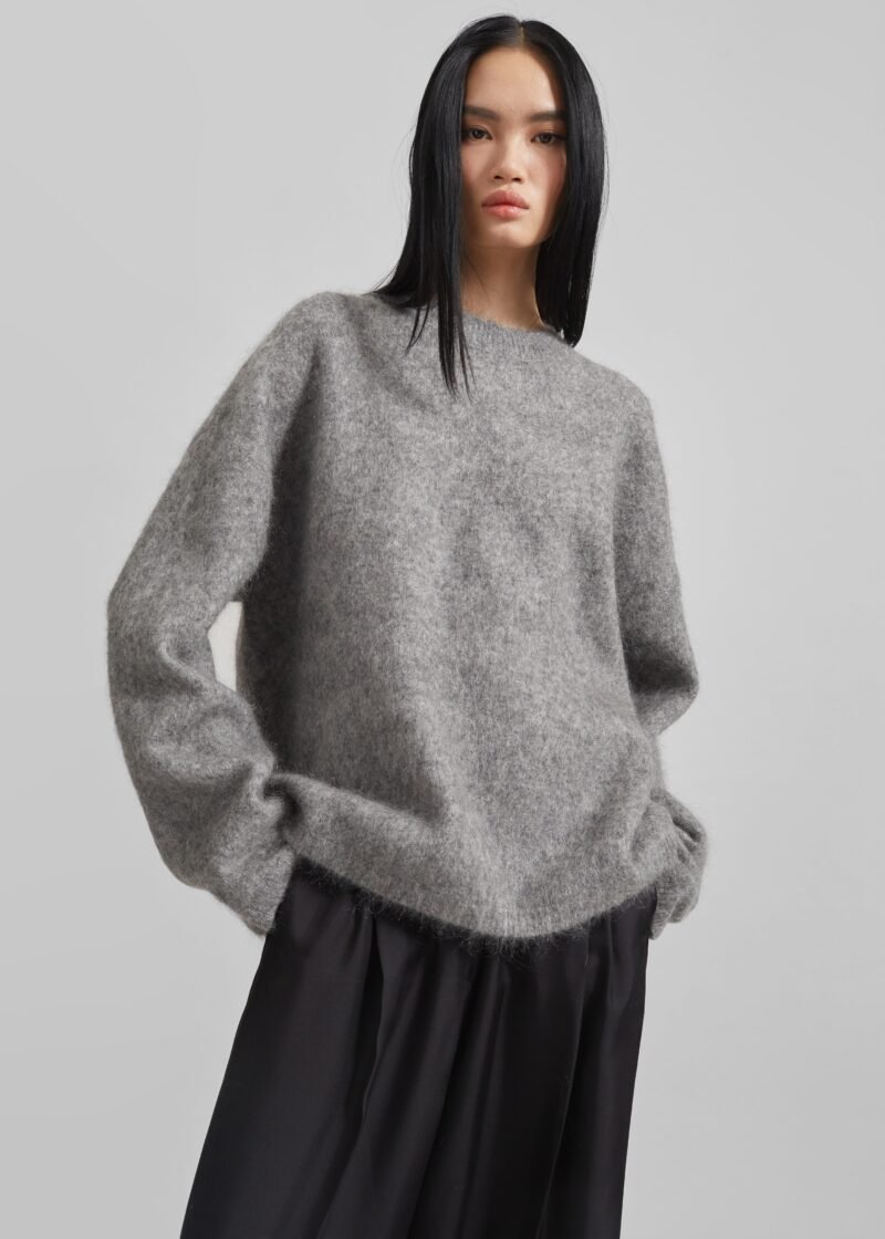 Mohair Sweater - Grey - Image 4