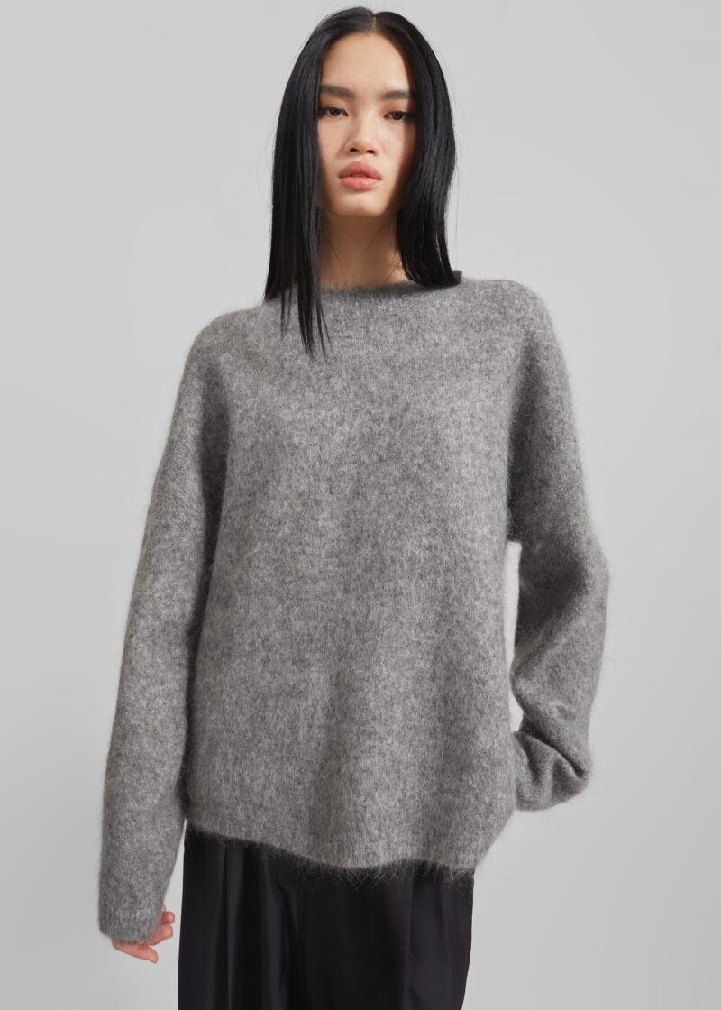 Mohair Sweater - Grey - Image 9
