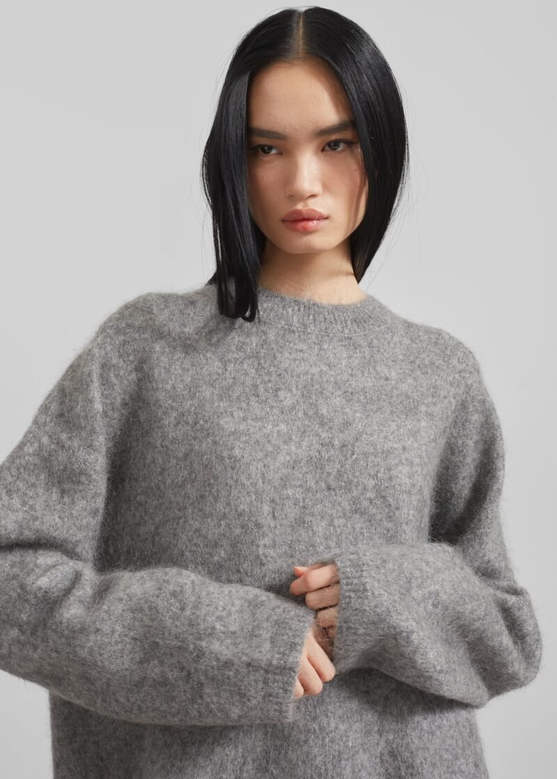 Mohair Sweater - Grey - Image 10