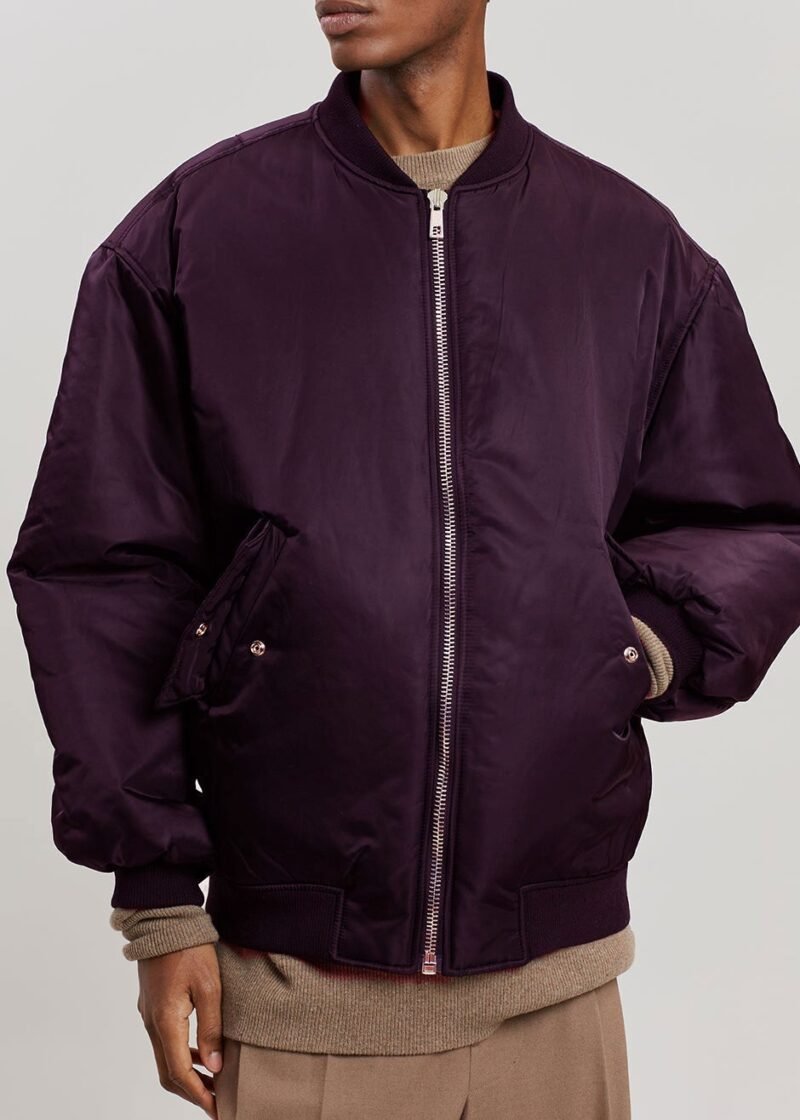 Bomber Jacket - Royal Purple - Image 15