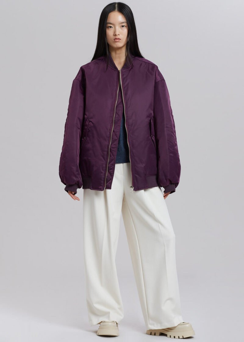 Bomber Jacket - Royal Purple - Image 2