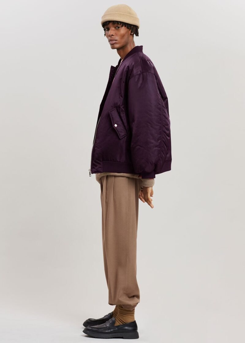Bomber Jacket - Royal Purple - Image 7