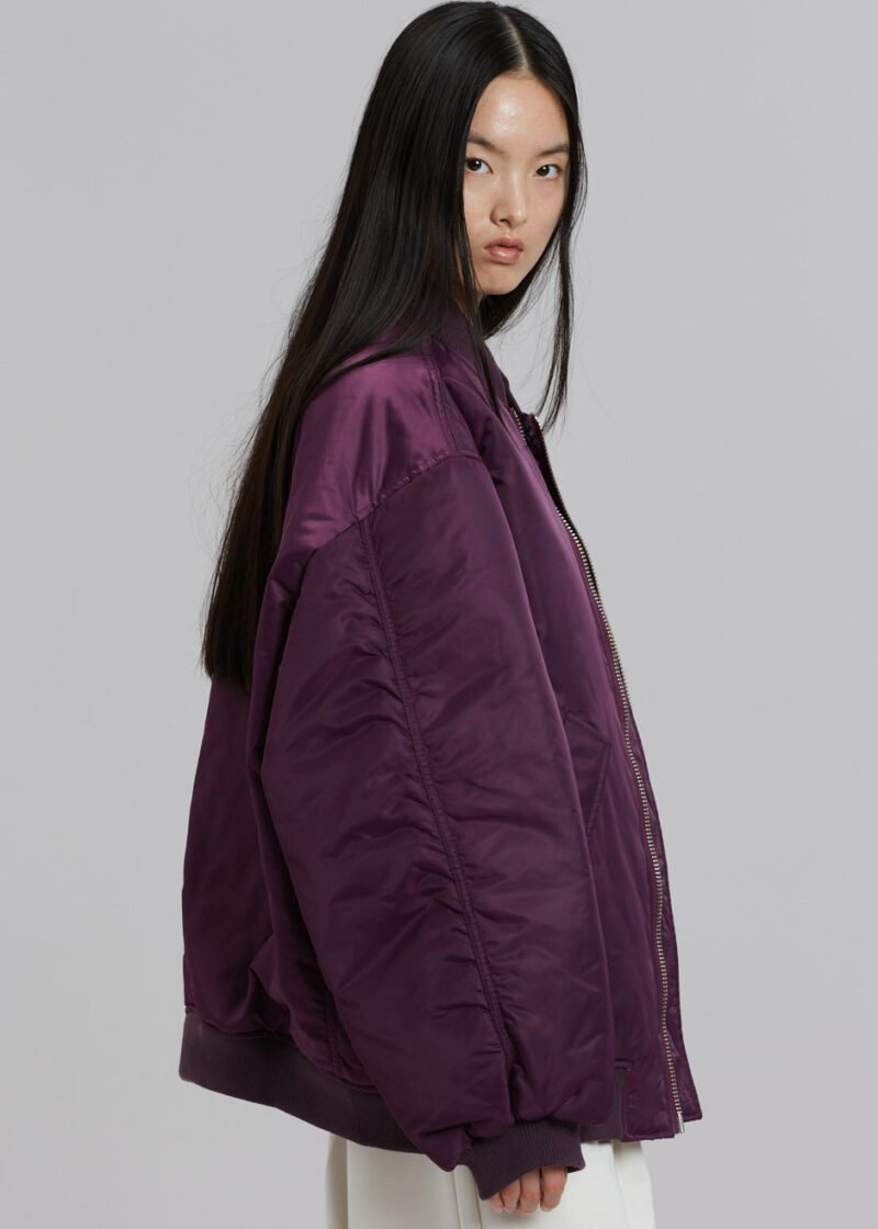 Bomber Jacket - Royal Purple - Image 11