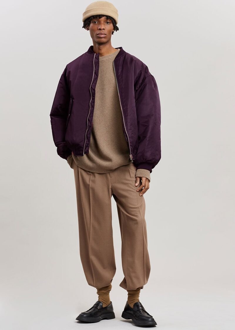 Bomber Jacket - Royal Purple - Image 9