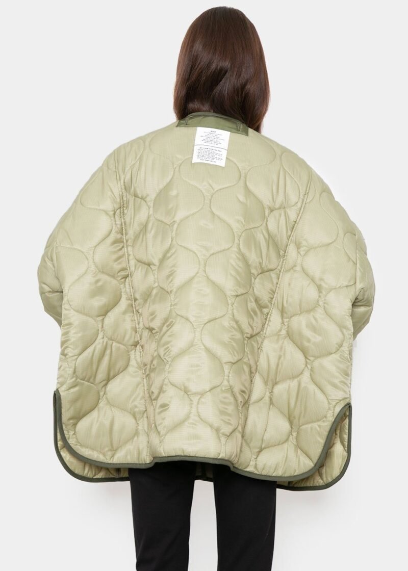 Quilted Jacket - Moss Green - Image 8