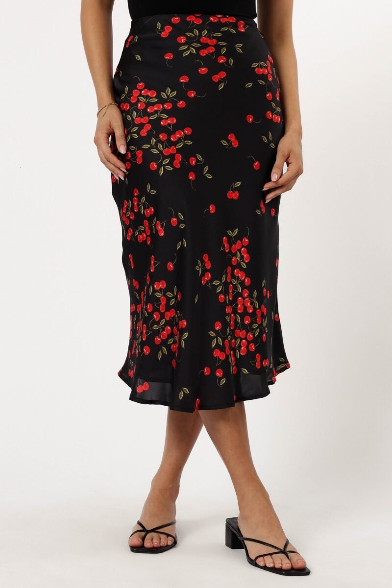 Midi Skirt - Cherry - Image 7