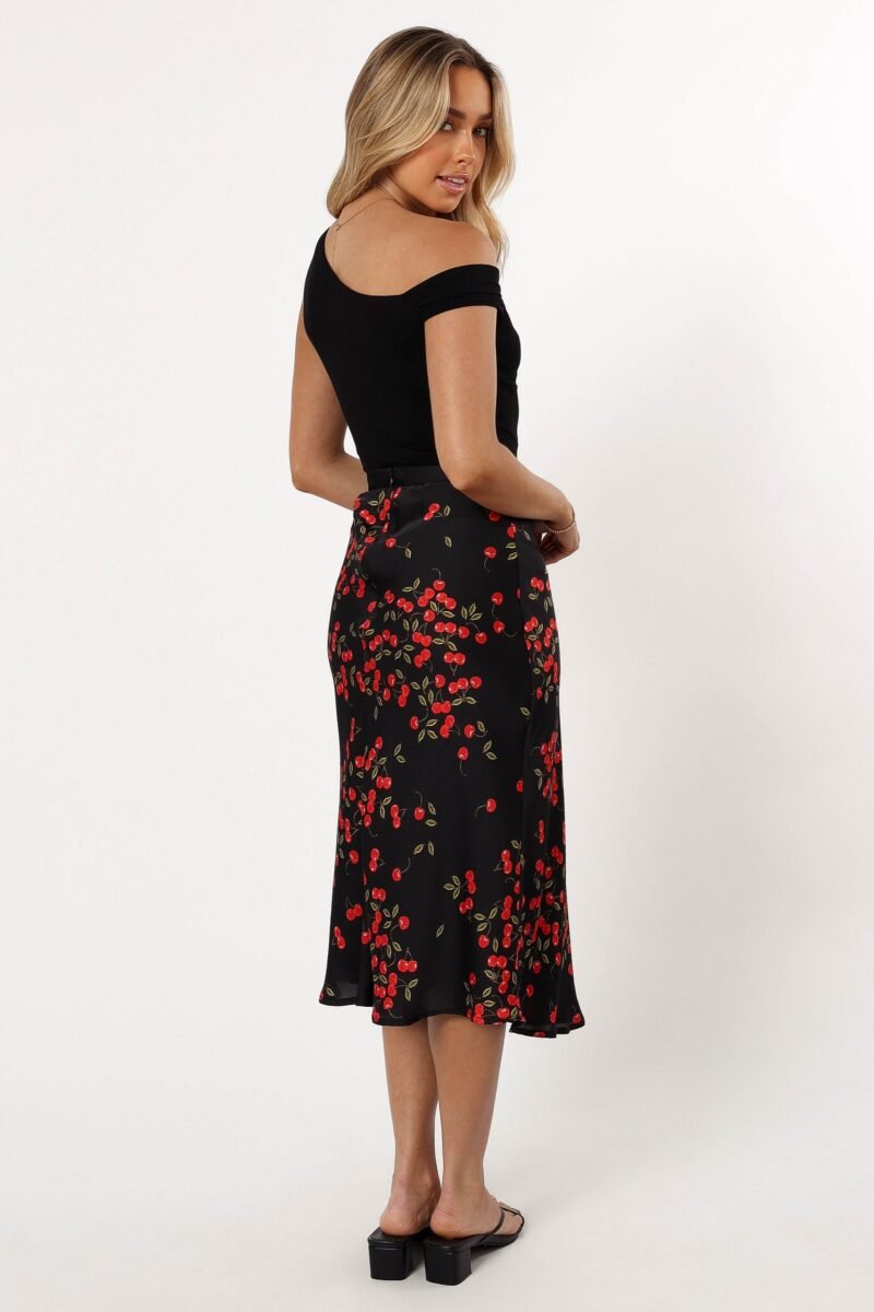 Midi Skirt - Cherry - Image 5