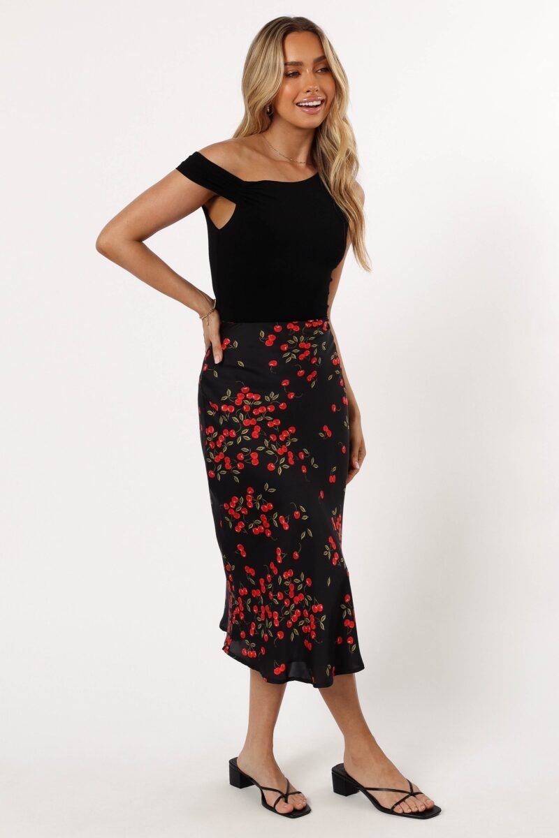 Midi Skirt - Cherry - Image 6