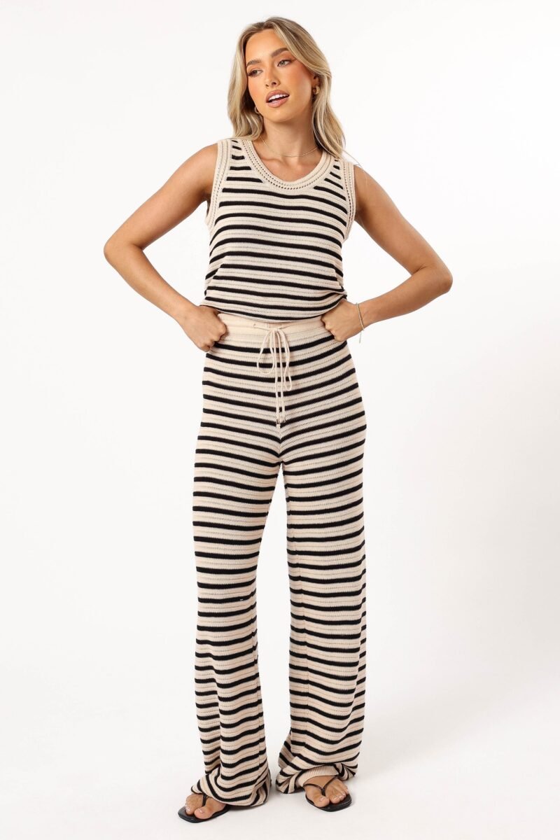 Knit Pant - Sand Black - Image 3