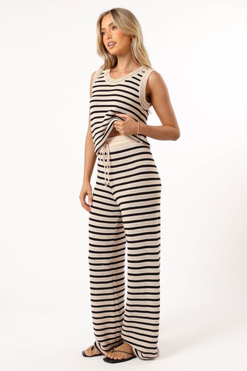 Knit Pant - Sand Black - Image 5