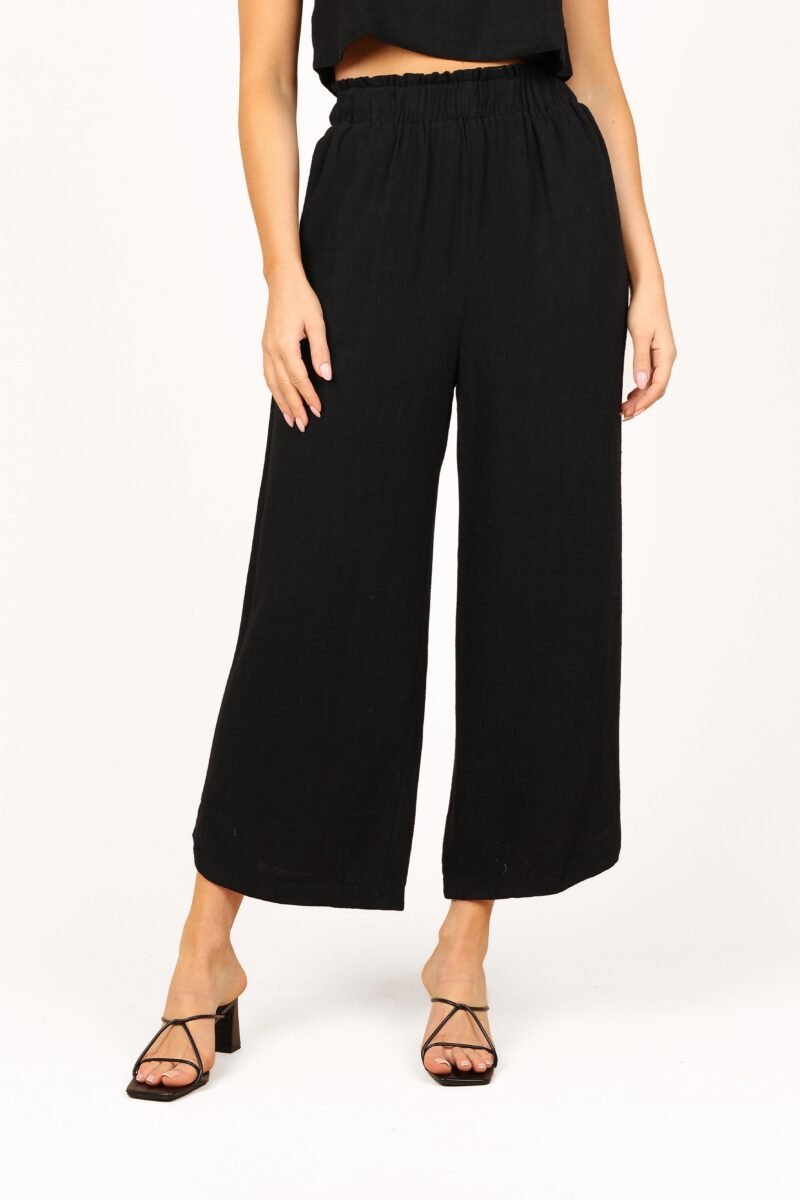 High Waisted Pants - Black - Image 7