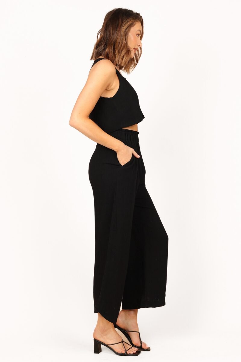 High Waisted Pants - Black - Image 3