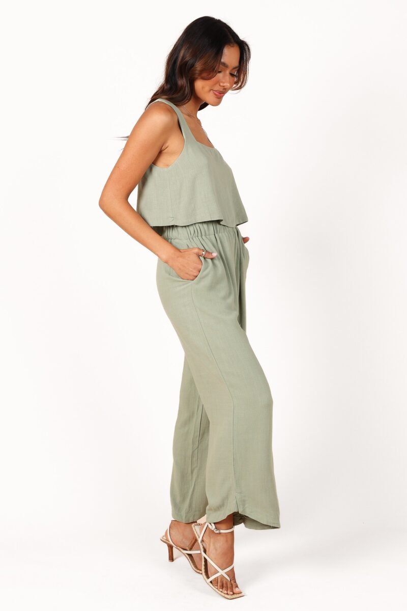 High Waisted Pants - Green - Image 4