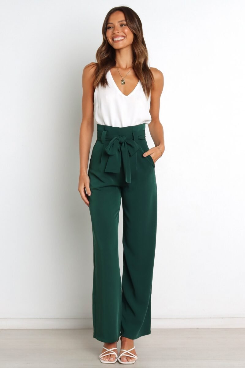 Pants - Emerald Green - Image 2
