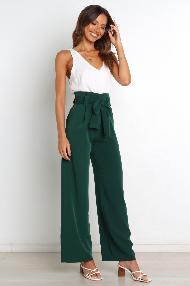 Pants - Emerald Green - Image 7