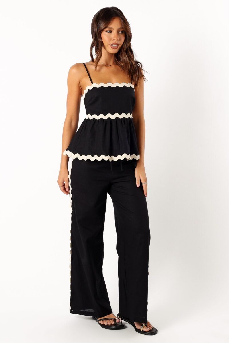 Pants - Black Cream - Image 4
