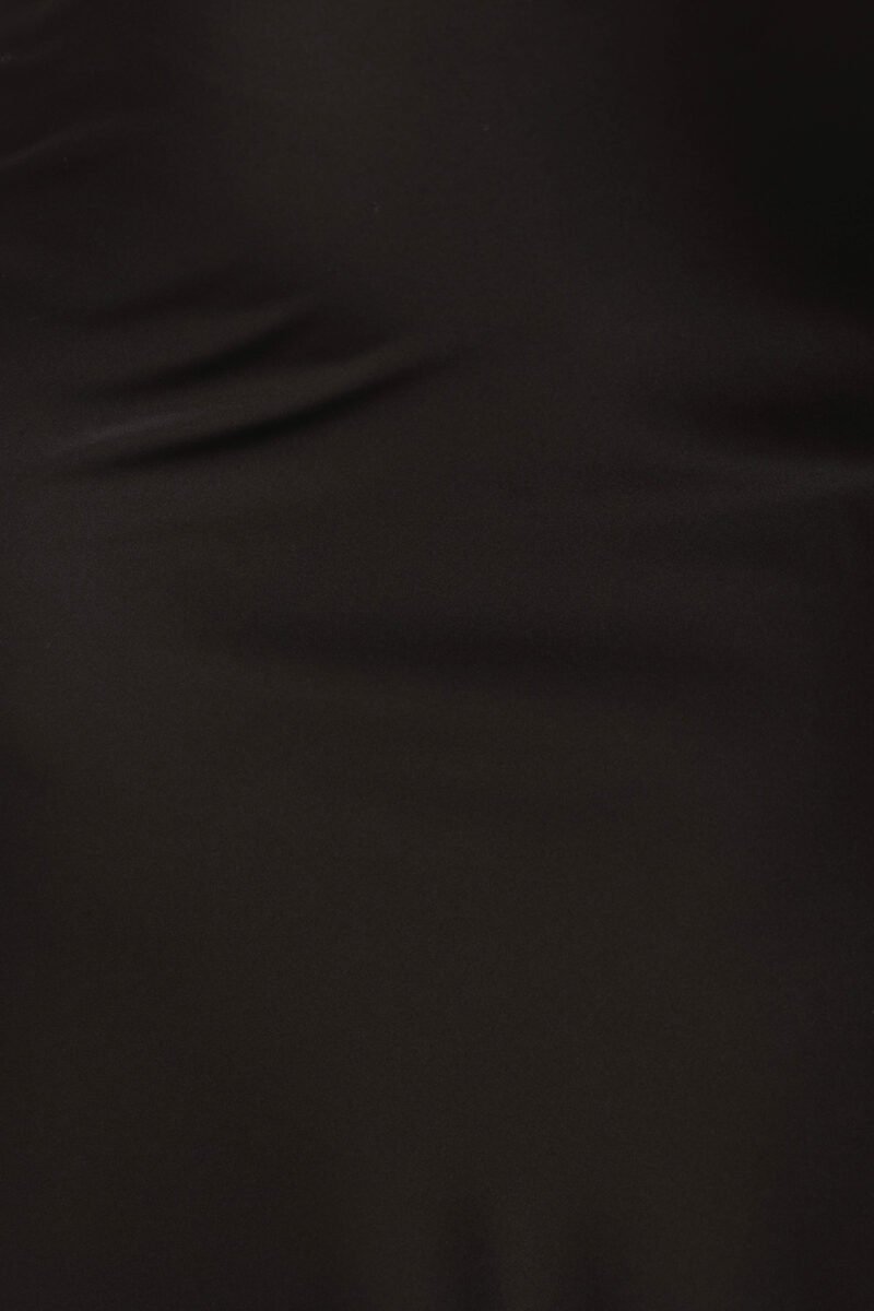 Satin Midi Skirt - Black - Image 15