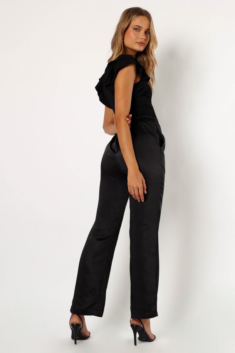 Satin Pant - Black