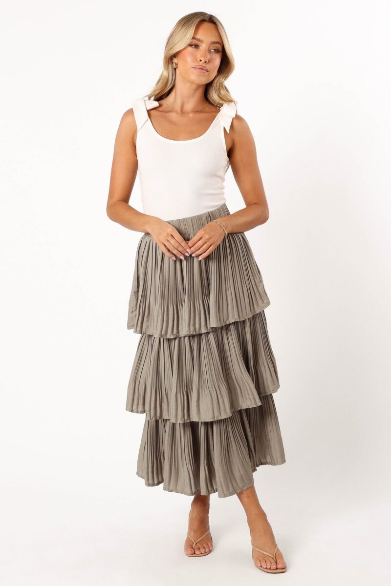 Maxi Skirt - Dusty Sage - Image 3