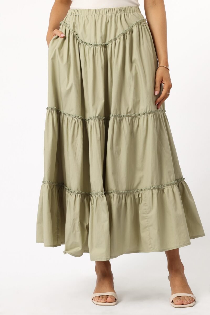 Midi Skirt - Pistachio - Image 3