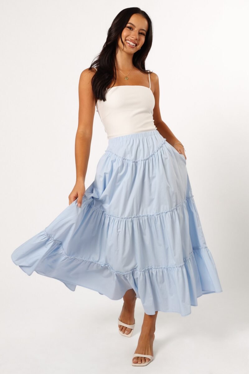 Midi Skirt - Sky