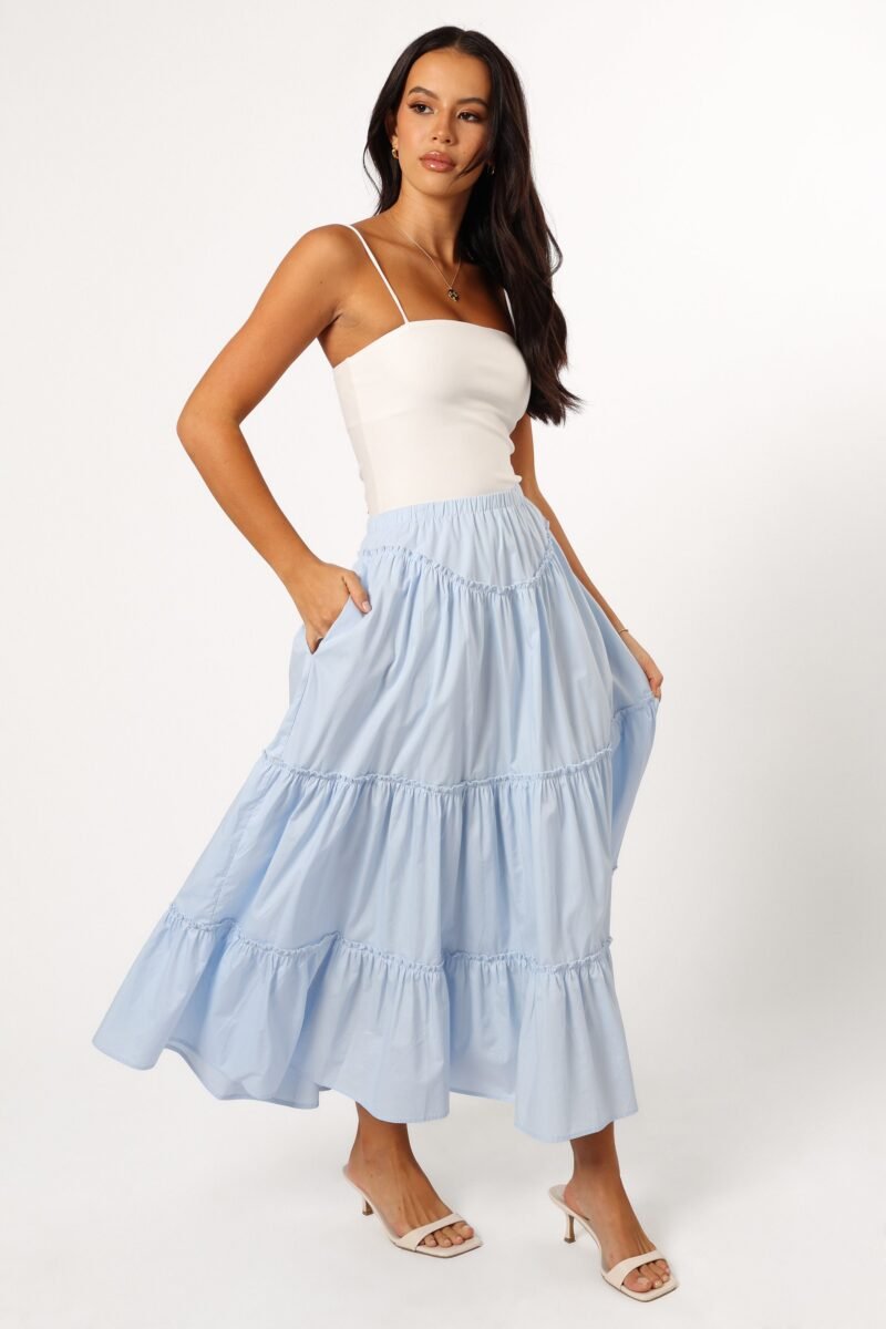 Midi Skirt - Sky - Image 4