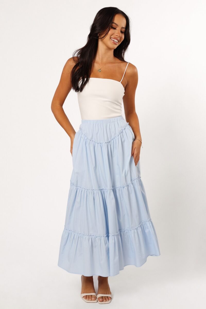 Midi Skirt - Sky - Image 5
