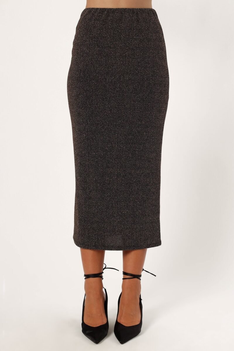 Midi Skirt - Brown - Image 6