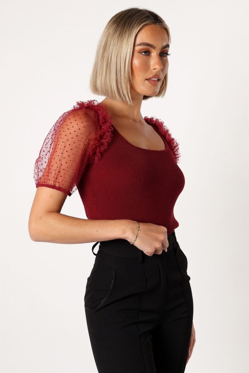 Bodysuit - Burgundy - Image 5