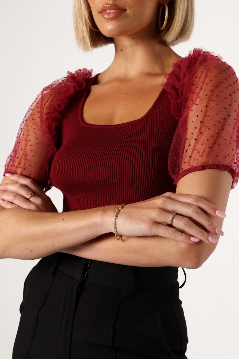 Bodysuit - Burgundy - Image 7
