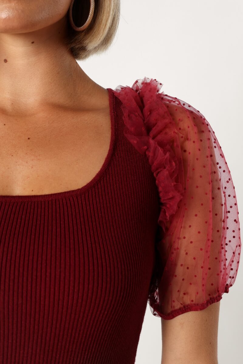 Bodysuit - Burgundy - Image 8
