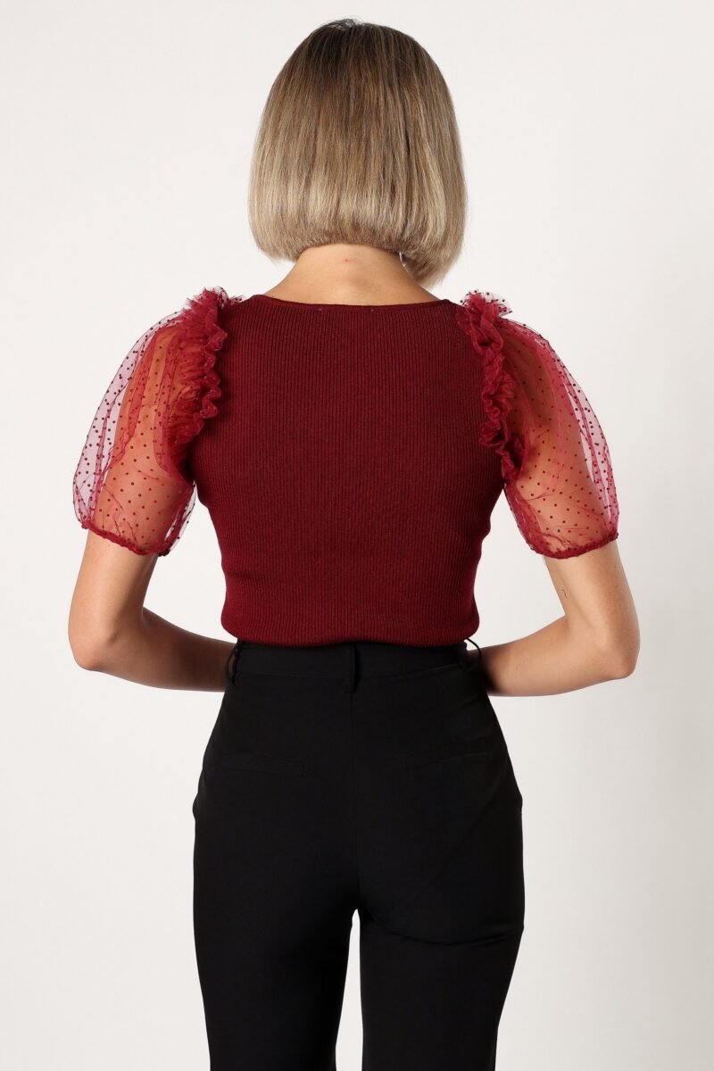 Bodysuit - Burgundy - Image 4