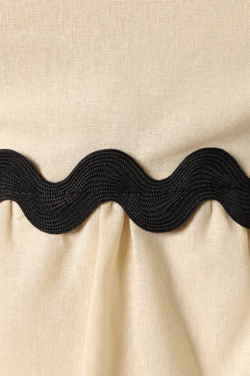 Mollymook Top - Cream Black - Image 8