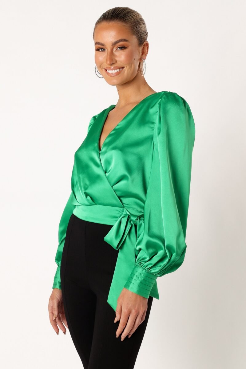 Long Sleeve Top - Green - Image 2