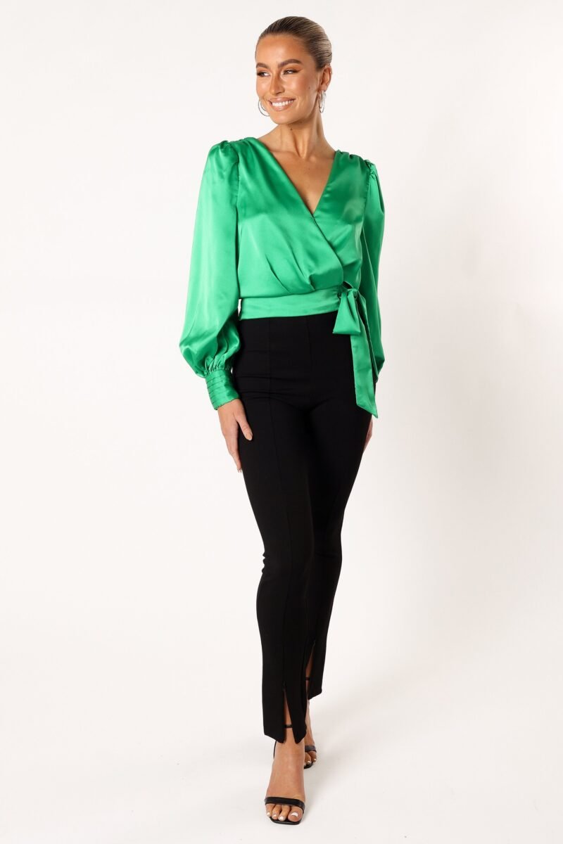 Long Sleeve Top - Green - Image 6