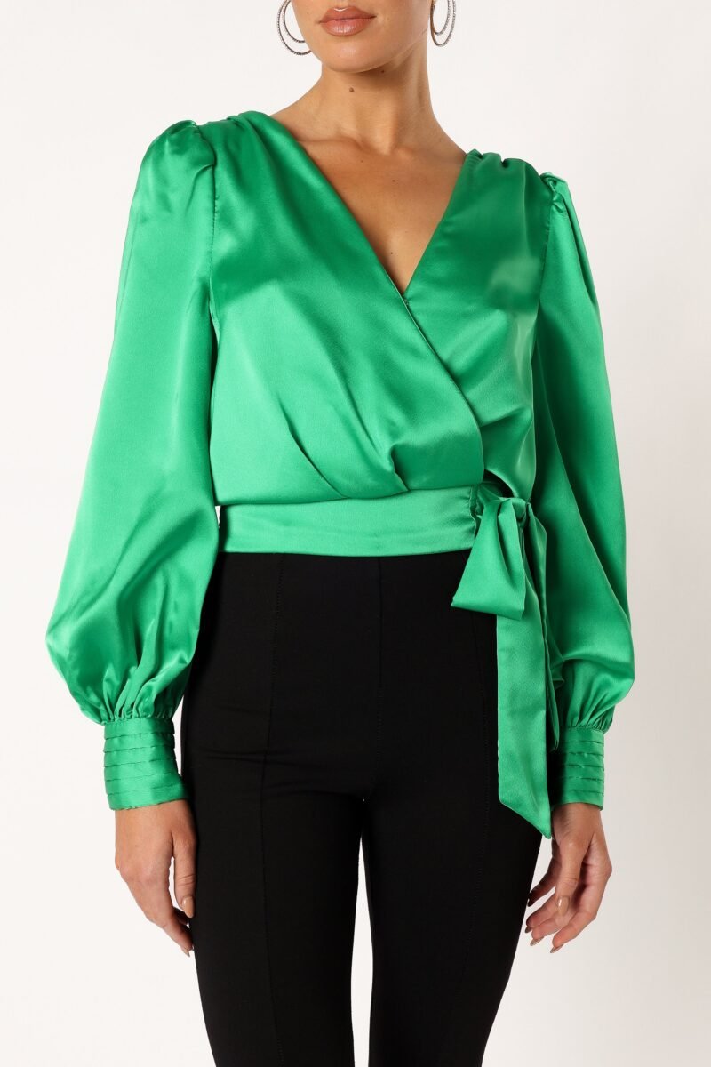 Long Sleeve Top - Green - Image 7